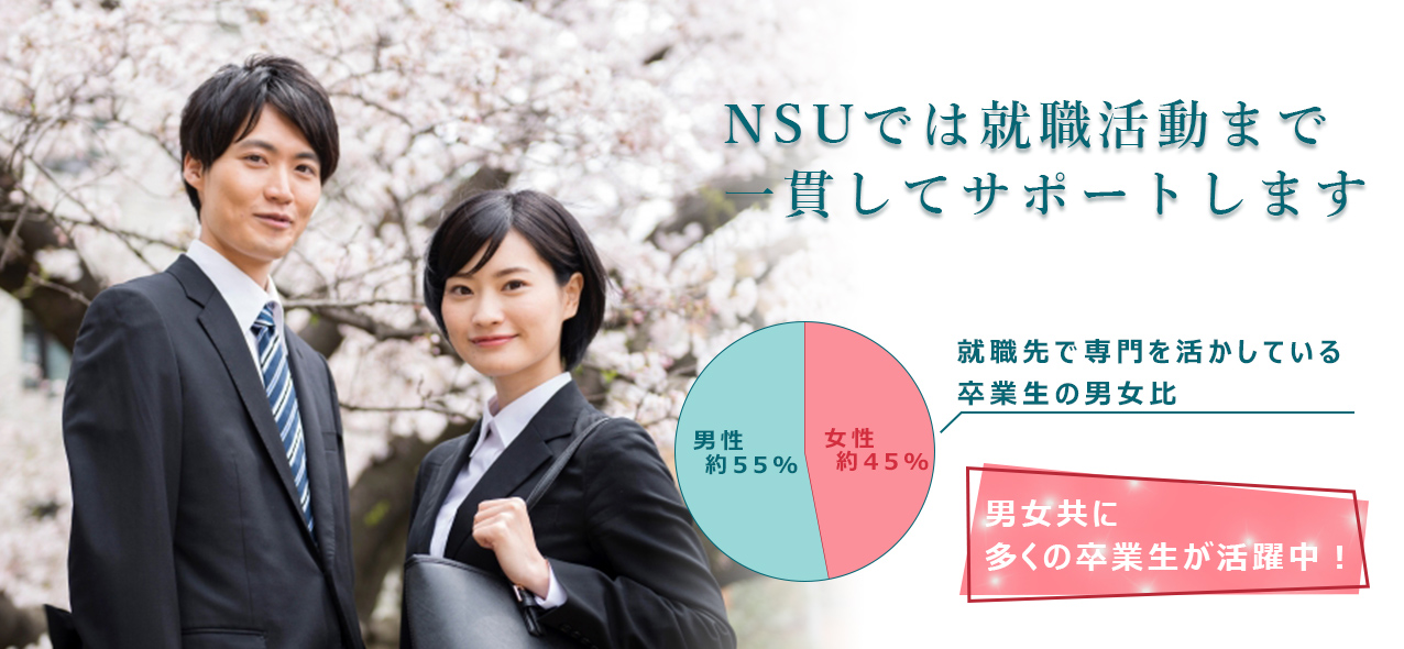 就職活動もサポートします